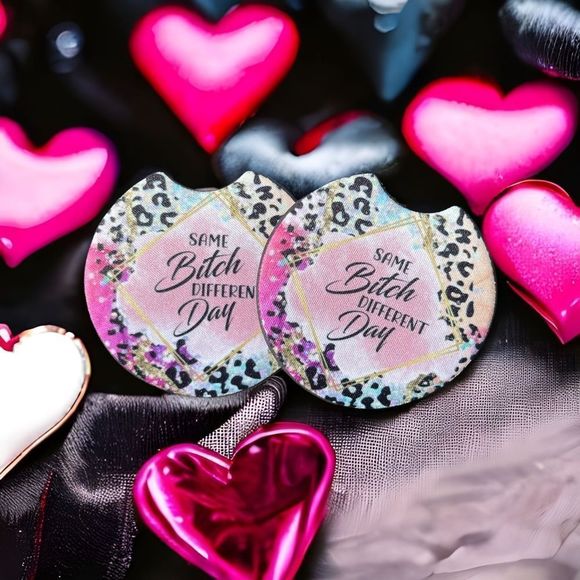 Different Day Car Coaster 2 Pack - Picture 4 of 10